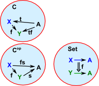 contravarien representable functor
