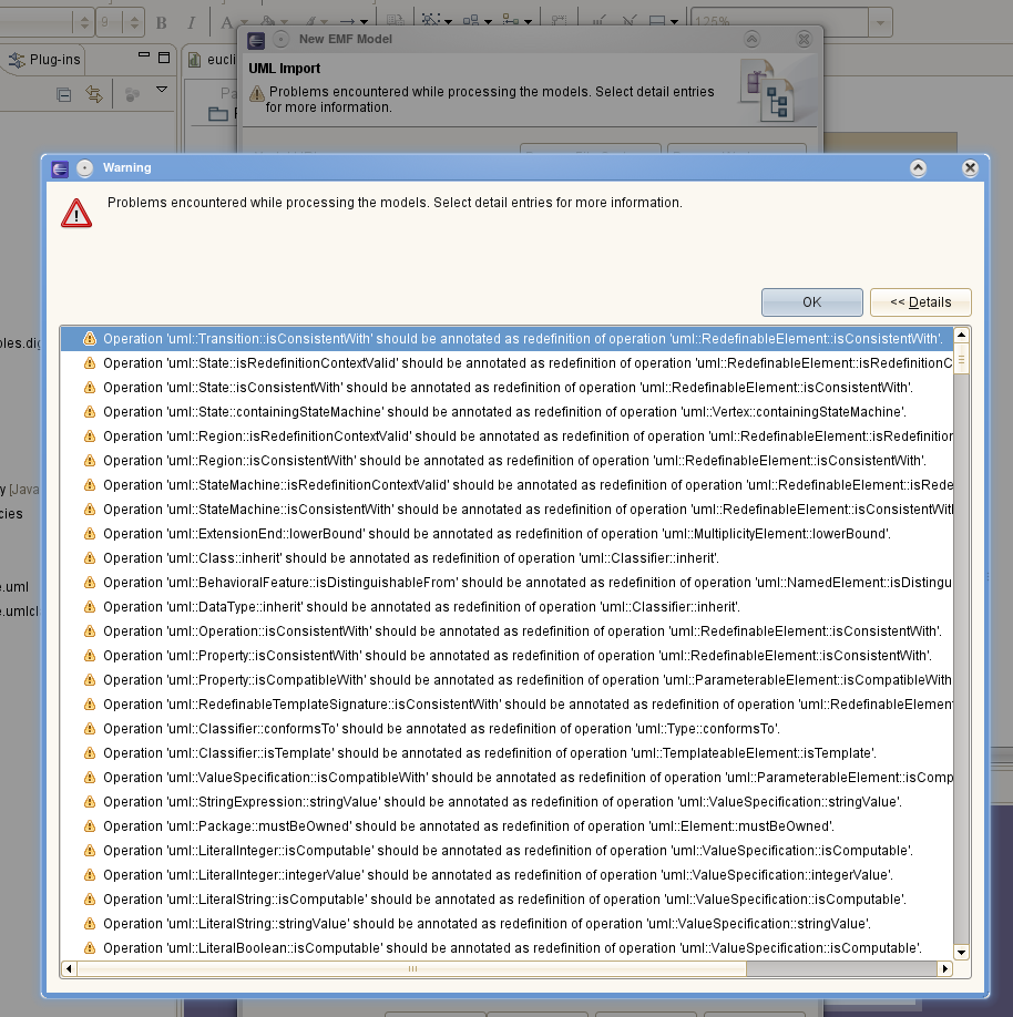 uml error