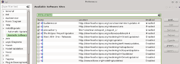 Install Buckminster