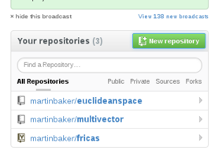 github create new repository